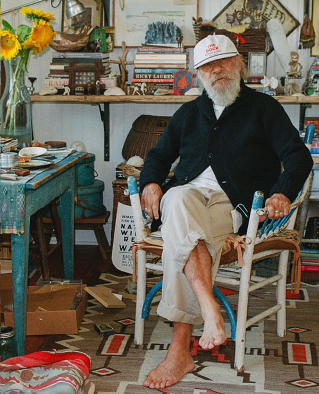 A quiet moment in a studio